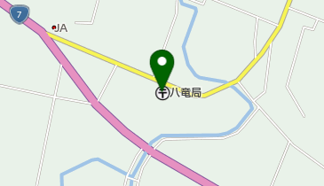 八竜郵便局の地図画像