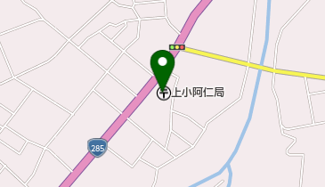 上小阿仁郵便局の地図画像