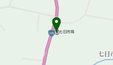 七日市郵便局の地図画像