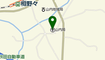 山内郵便局の地図画像