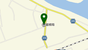 富根郵便局の地図画像