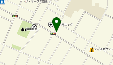 秋田楢山郵便局の地図画像