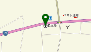 脇本郵便局の地図画像