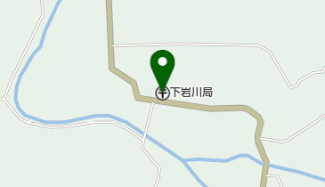下岩川郵便局の地図画像