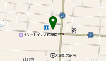 大館駅前郵便局の地図画像