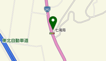 七滝郵便局の地図画像