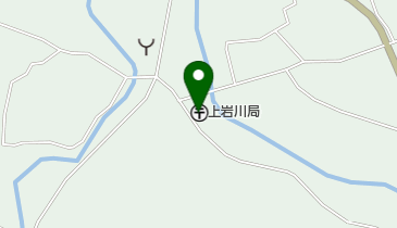 上岩川郵便局の地図画像