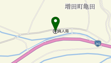 真人郵便局の地図画像