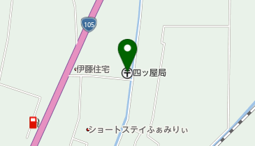 四ッ屋郵便局」(大仙市-郵便局-〒014-0102)の地図/アクセス/地点