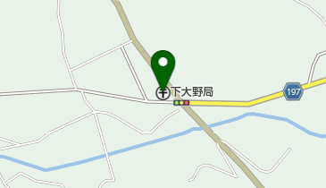 下大野郵便局の地図画像