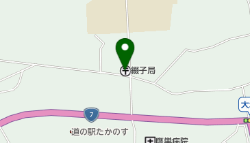 綴子郵便局の地図画像