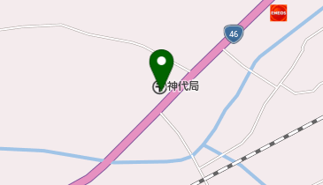 神代郵便局の地図画像