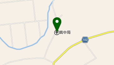 真中郵便局の地図画像