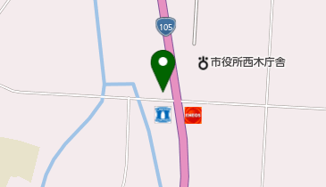 西明寺郵便局の地図画像