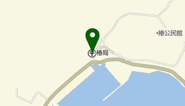 椿郵便局の地図画像