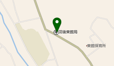 羽後東館郵便局の地図画像