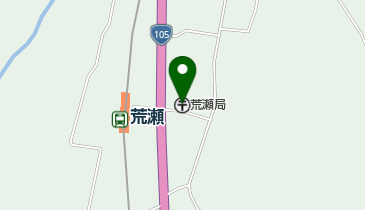 荒瀬郵便局の地図画像