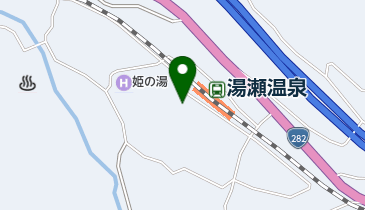 湯瀬郵便局の地図画像