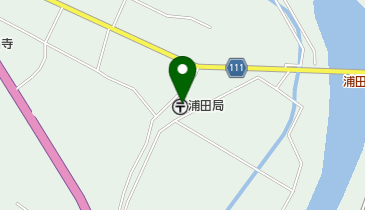 浦田郵便局の地図画像