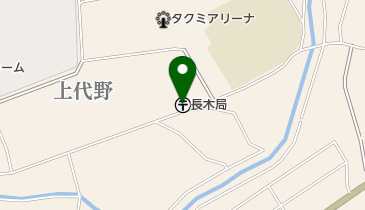 長木郵便局の地図画像