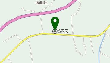 坊沢郵便局の地図画像