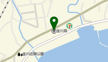 金川郵便局の地図画像