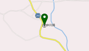 中川郵便局の地図画像