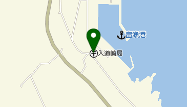 入道崎郵便局の地図画像