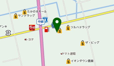 イオンタウン鷹巣郵便局の地図画像