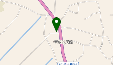 新成簡易郵便局の地図画像