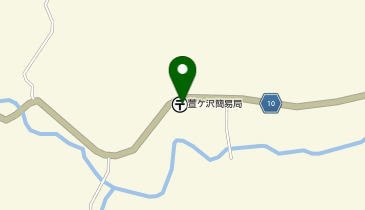 萱ケ沢簡易郵便局の地図画像
