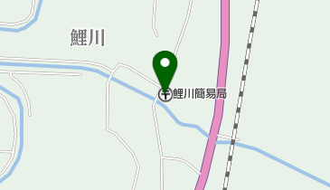 鯉川簡易郵便局の地図画像