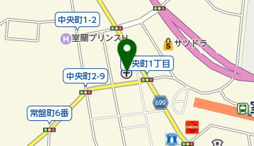 室蘭郵便局の地図画像