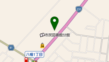 石狩北郵便局の地図画像