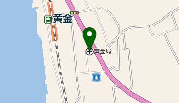 黄金郵便局の地図画像