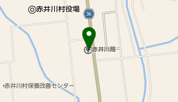 赤井川郵便局の地図画像