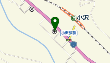 小沢郵便局の地図画像