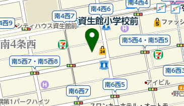 札幌南五条郵便局の地図画像