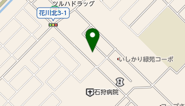 石狩郵便局の地図画像