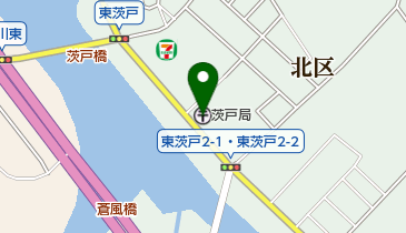 茨戸郵便局の地図画像