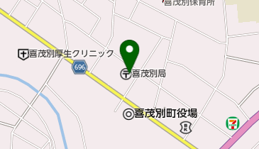 喜茂別郵便局の地図画像