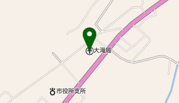 大滝郵便局の地図画像