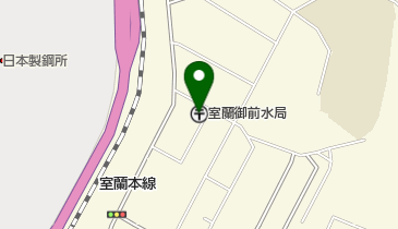 室蘭御前水郵便局の地図画像