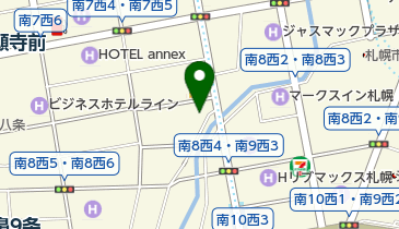 札幌南八条郵便局の地図画像