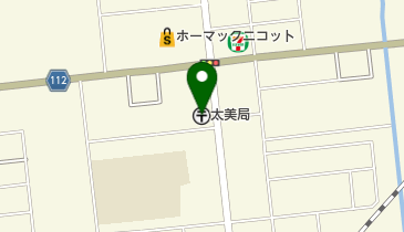 太美郵便局の地図画像