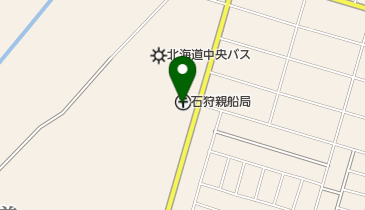 石狩親船郵便局の地図画像