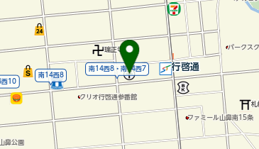 札幌南十四条郵便局の地図画像