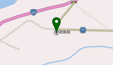 荷負郵便局の地図画像