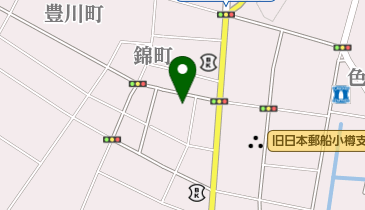 小樽錦町郵便局の地図画像