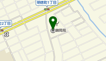 錦岡郵便局の地図画像